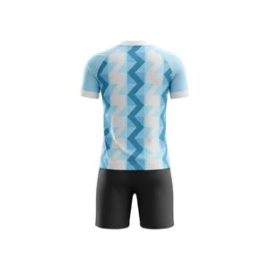 Camiseta de Fútbol de Manga Corta Transpirable de Verano Personalizada de Alta Calidad para Unisex, Kits de Ropa Deportiva al por Mayor, 100% Poliéster - Product Image 3