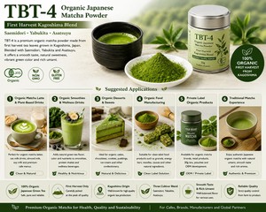 Té Verde Matcha Orgánico en Polvo de Primera Calidad, Mezcla Kagoshima Saemidori Yabukita Asatsuyu, Primera Cosecha de Japón, en Bolsa - Product Image 4
