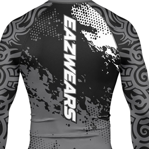 <b>Long</b> <b>Sleeve</b> Custom MMA Rash Guard Sublimation Stretch <b>Compression</b> Athletic <b>Shirt</b> OEM ODM Sports Clothing <b>Compression</b> <b>Shirts</b> - Product Image 6