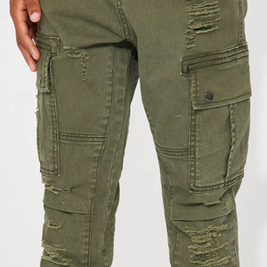 Pantalon en jean décontracté pour garçons, design tendance, couleur durable, avec logo personnalisé, prix usine, pas cher - Product Image 4