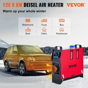 8KW 12V telecomando Diesel riscaldatore aria con interruttore LCD blu All-In-One silenziatore riscaldatore di parcheggio per RV camion e rimorchi Bus - Product Image 2