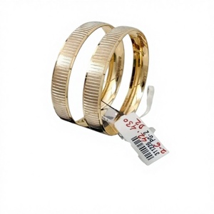 22K Solid Gold <b>Bangle</b> <b>Set</b> For Women 4 Pcs Real Yellow Gold Handcrafted Traditional Indian Wedding Bracelet Jewelry Gift - Product Image 1