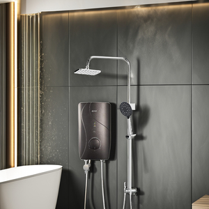 OEM F7E 3.5KW Cómoda ducha de lluvia Calentador de agua eléctrico instantáneo Hogar Hoteles Malasia Plástico sin tanque Color champán - Product Image 4