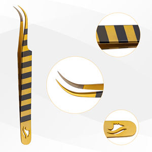 Pince à épiler professionnelle de haute qualité Stahlmann Pro avec logo personnalisé, en acier inoxydable, lisse et dentelée, durable, prise en main parfaite - Product Image 5