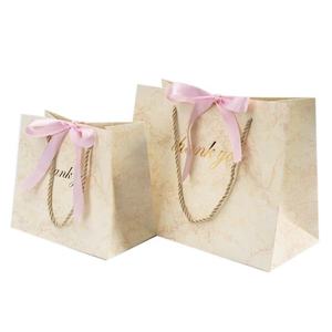 Stylish Custom Printed Logo Jewelry Gift Bags Premium <b>Paper</b> <b>Packaging</b> Bags with Ribbon Handles for Boutique Shipping Boxit.pk - Product Image 5