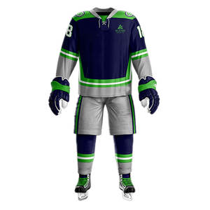 Uniforme de hockey sur glace le plus populaire, personnalisable avec votre propre logo, uniforme de hockey sur glace grande taille pour adulte - Product Image 1