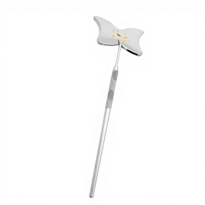 Butterfly Shape <b>Mirror</b> Reusable Beauty Tool Eyelash Extension Check Lash <b>Mirror</b> <b>Hand</b> <b>Held</b> Stainless Steel Silver Lash <b>Mirror</b> - Product Image 1