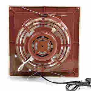 Wholesale Grey/Blue/Light Blue Plastic Powerful Airflow 3-Speed Oscillating LED Light Remote Control Wall Mount Fan Vietnam - Product Image 1