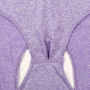 Women's Racerback Tank <b>Top</b> Breathable 100% Cotton V-neck Loose Fit Sleeveless Workout Yoga Gym Activewear - Product Image 3
