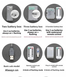 <span class=keywords><strong>Guirnalda</strong></span> de <span class=keywords><strong>Luces</strong></span> LED Impermeables con Pilas, <span class=keywords><strong>Luces</strong></span> Decorativas de Bolas de Plástico para Dormitorio, Bodas, Fiestas, Navidad, Hogar - Product Image 3