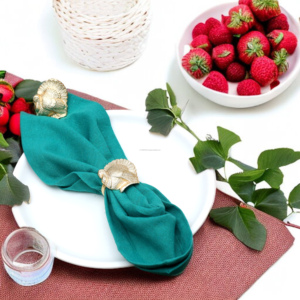 Hot Selling Golden Bird Shaped Napkin <b>Ring</b> Luxury Wood <b>Circle</b> Napkin Buckle for Party Table Decoration Wholesale Bulk Quantity - Product Image 2