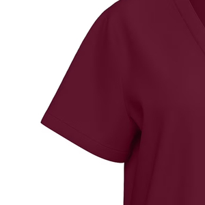 New Quality Custom Logo And Size Simple Stylish For Adults In Pocket Fashionable Medical <b>Scrub</b> <b>Top</b> Shirt - Product Image 3