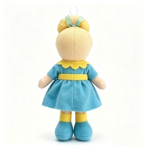 customized Mini hanging rag <b>doll</b>,blonde hair bun cloth <b>doll</b>,sunflower plush girl <b>doll</b>,fabric <b>doll</b> ornament,stuffed rag <b>doll</b> - Product Image 3