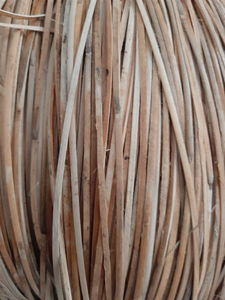 เปลือกหวายขาวฟอก 5-7 มม. แถบหวายเงาสำหรับซ่อมแซมเฟอร์นิเจอร์ วัสดุสานหวาย หวายแหวกสำหรับทำเก้าอี้ - Product Image 3