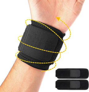 Adjustable Sports Wrist Brace Strap Breathable Pressure Support Wrap for Basketball <b>Badminton</b> Volleyball with Customizable Logo - Product Image 5
