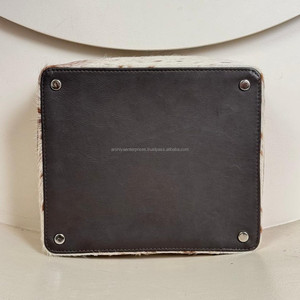 Nouvelle boîte à bijoux de voyage en cuir de vachette véritable personnalisée boîte à bijoux de grande taille pour le stockage organisateur de bijoux pour les femmes - Product Image 5