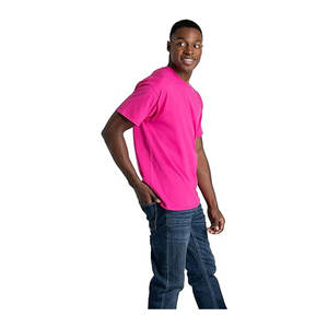 Camisetas Holgadas de Algodón, Lisas, para Hombre y Mujer, Manga Corta, Marca de Moda, Ropa de Pareja, Camisetas con Color Personalizado, Tops de Verano - Product Image 3