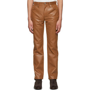 Pantalon en toile et cuir imperméable léger de haute qualité pour hommes, coupe confortable, design élégant, respirant, séchage rapide, taille élastique - Product Image 1