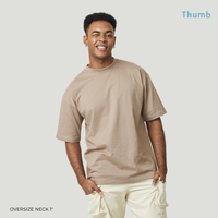 T-shirt oversize col coupe T-shirt Street Wear Style vintage personnaliser Logo DTG DTF impression ou broderie fabriqué en Thaïlande