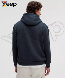 เสื้อฮู้ดดี้ผู้ชาย XEEP Custom Design รุ่นลำลองสำหรับฤดูหนาว ลายพิมพ์ XC-MH-06 ผ้าฝ้ายผสมโพลีเอสเตอร์ มีกระเป๋า ระบายอากาศได้ดี แห้งเร็ว ผ้าเจอร์ซีย์คุณภาพสูง - Product Image 2