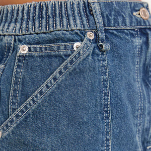 Servicio OEM, Diseño de Alta Calidad, Shorts de Mezclilla Transpirables para Mujer, Cintura Alta, Ecológicos, Precio Bajo al por Mayor - Product Image 6