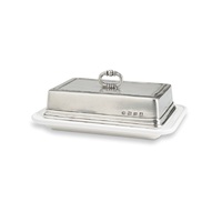 Beurrier en métal au design élégant avec couvercle de protection, réutilisable, pour le comptoir de cuisine, à prix raisonnable