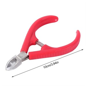 BAFA SURGICAL INSTRUMENTS - Cortaúñas Curvo de Acero Inoxidable, Mango de Plástico Rojo Profesional, Hoja Afilada y Duradera, Diseño Clásico - Product Image 5