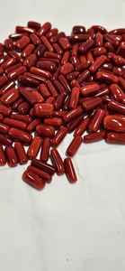 พลอยปะการังสีแดงธรรมชาติจากอิตาลี รูปทรงวงรี คุณภาพดี สำหรับทำเครื่องประดับแหวนพลอยแบบหลวม ราคาขายส่ง - Product Image 2