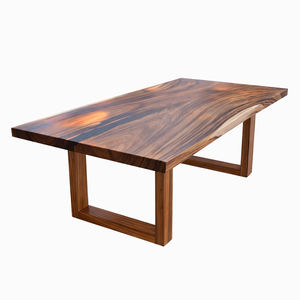 Exclusive High Quality Suar Wood Modern <b>Live</b> <b>Edge</b> Rania Dining <b>Table</b> Solid Wood Customized Dining Room Furniture - Product Image 1