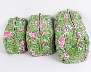 Trousse de Maquillage Portable Imperméable en PVC avec Fermeture Éclair, Grande Capacité, Motif Floral, pour Voyage, Organisateur de Maquillage, Ensemble de Sacs Décontractés - Product Image 1