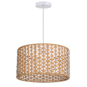 Lámpara Colgante de Cuerda de Papel Tejida a Mano de Estilo Bohemio para Comedor - Product Image 2