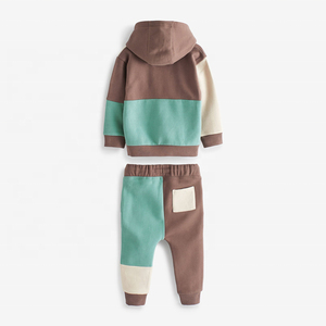 Conjunto Deportivo Infantil de 2 Piezas, Estampado y Liso, Personalizable, Transpirable, Ecológico, de Secado Rápido, 100% Algodón, Ropa Urbana - Product Image 3