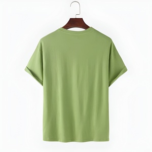 เสื้อยืดผู้ชาย ผ้าฝ้าย เสื้อยืดลำลองผู้ชาย 2025 ผ้าฝ้าย 100% แห้งเร็ว พิมพ์ลาย สีพื้น แขนสั้น - Product Image 2