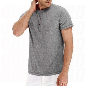 Camiseta Henley Básica de Manga Corta para Hombre, Corte Ajustado, 2026, Casual, de Alta Calidad, Estampada, Premium, Ligera - Product Image 5