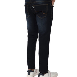 Pantalon en jean pour homme, couleur unie, best-seller, prix bas, haute qualité, décontracté, pour adulte. - Product Image 4
