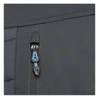 Veste matelassée unisexe personnalisée en polyester/nylon avec logo imprimé OEM, respirante, anti-UV, séchage rapide, avec poches, pour l'hiver, vente en gros