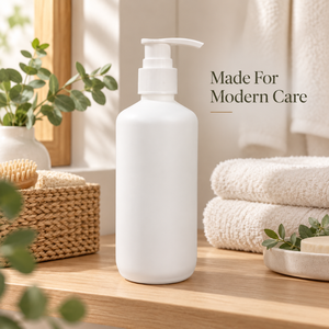 Flacon pompe pour lotion en HDPE de 300 ml pour soins de la peau |   Emballage cosmétique pour lotion, shampoing, gel douche, produits de soin personnel et de beauté - Product Image 4