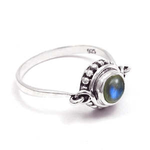 Best Selling 925 Sterling Silver Handmade <b>Ring</b> Comes With Brilliant Round Cut <b>Labradorite</b> Gemstone Casual Design Bohemian <b>Ring</b> - Product Image 1