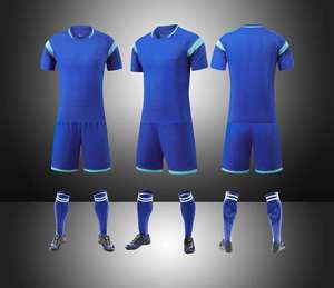Wholesale Team Soccer Jersey Top Quality Breathable Polyester Soccer Uniforms <b>Personalised</b> Football Kits Printed Soccer Shorts - Product Image 2