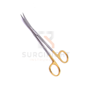 Ciseaux chirurgicaux TC Metzenbaum en carbure de tungstène et acier inoxydable CE ISO 13485 Classe I Modèle SI-OIS-0001 par Blush Surgic - Product Image 5