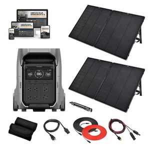 BEST 100% Original Pro 3 Portable Power Station 8KW With Extra Battery, 120/240V 4000W AC Output, <b>Solar</b> <b>Generator</b> for Home Use - Product Image 5