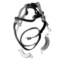 Écarteur buccal équin réutilisable à quatre réglages à cliquet, en acier inoxydable, outils vétérinaires certifiés CE ISO pour grands animaux
