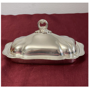 Plat à beurre contemporain et classique en acier inoxydable, écologique, pour le Ramadan, idéal pour les fêtes et les maisons religieuses traditionnelles du Moyen-Orient - Product Image 3