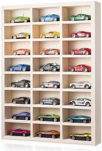 Wooden Rectangle <b>Toy</b> Car Display Rack <b>Organizer</b> Handmade Modern Design Wall Mount Eco-Friendly Diwali Housewarming Gift Premium - Product Image 2
