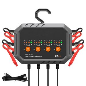Caricabatterie Intelligente Completamente Automatico da 8 Ampere per Batterie LiFePO4 e Piombo-Acido (AGM/Gel/SLA) - Mantenitore di Carica per Auto - Product Image 1