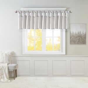 Mantovana 50x26 "in finta seta con perline in argento leggero - Product Image 4