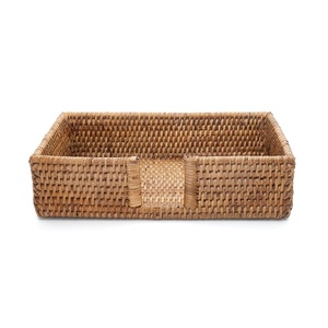 Porte-serviettes en rotin, prix le plus bas, écologiques, tressés, pour la décoration de table de restauration - Product Image 1