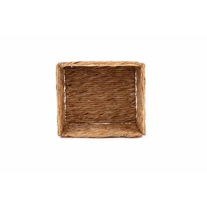 Handmade <b>Wicker</b> Seagrass Storage <b>Baskets</b> Collapsible <b>Cube</b> Bins 2 Pack - Product Image 3