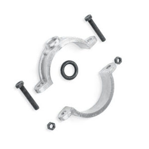 Abrazadera de Acero Galvanizado para Dos Tuberías, con Garantía de 3 Años, para Aplicaciones en la Industria Minera y del Cuidado de la Salud - Product Image 1