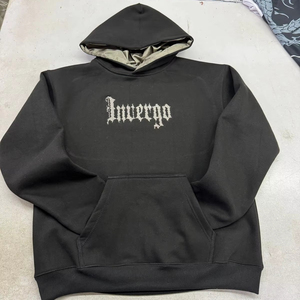 <b>Brown</b> White Hooded Breathable Canvas Custom Men Hoodies Designed With Trendy Style And Comfortable Fit For Urban Wear - Product Image 1